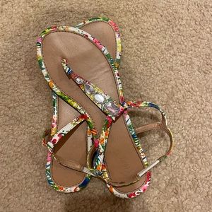 Floral Design Sandals